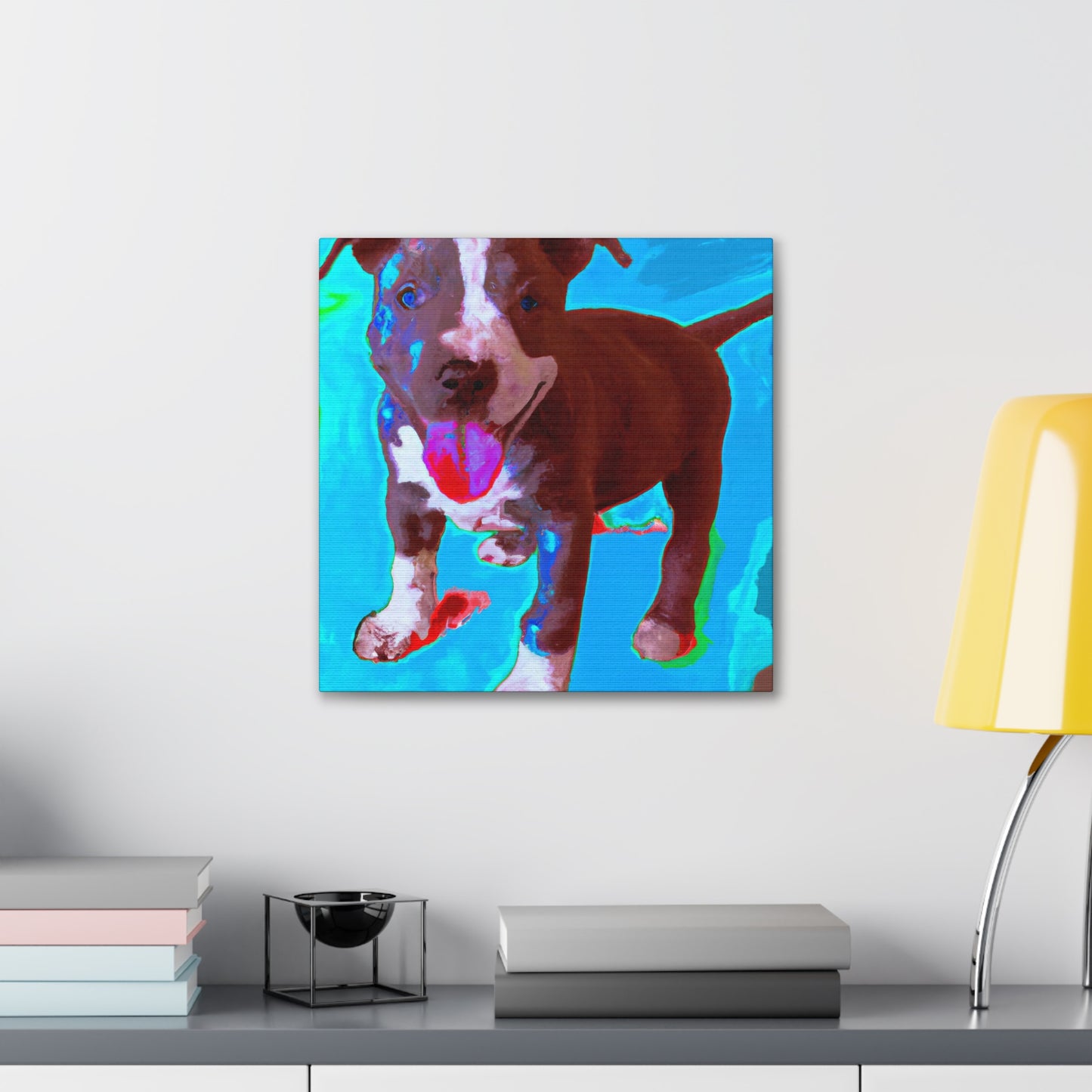 Rivana Von Rothshausen - Pitbull Puppy - Canvas