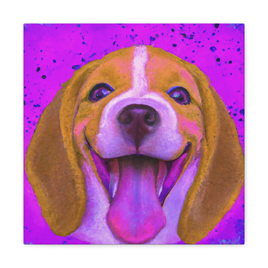 Prince Arturius the Magnificent - Beagle Puppy - Canvas