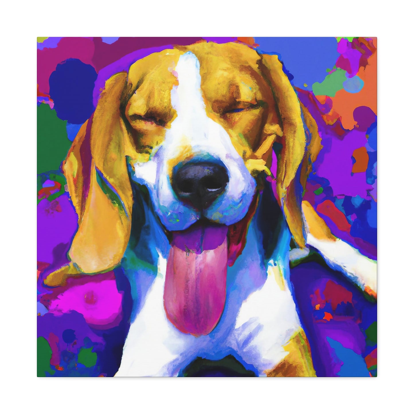 Gwendolynne the Noble Artist - Beagle Puppy - Canvas