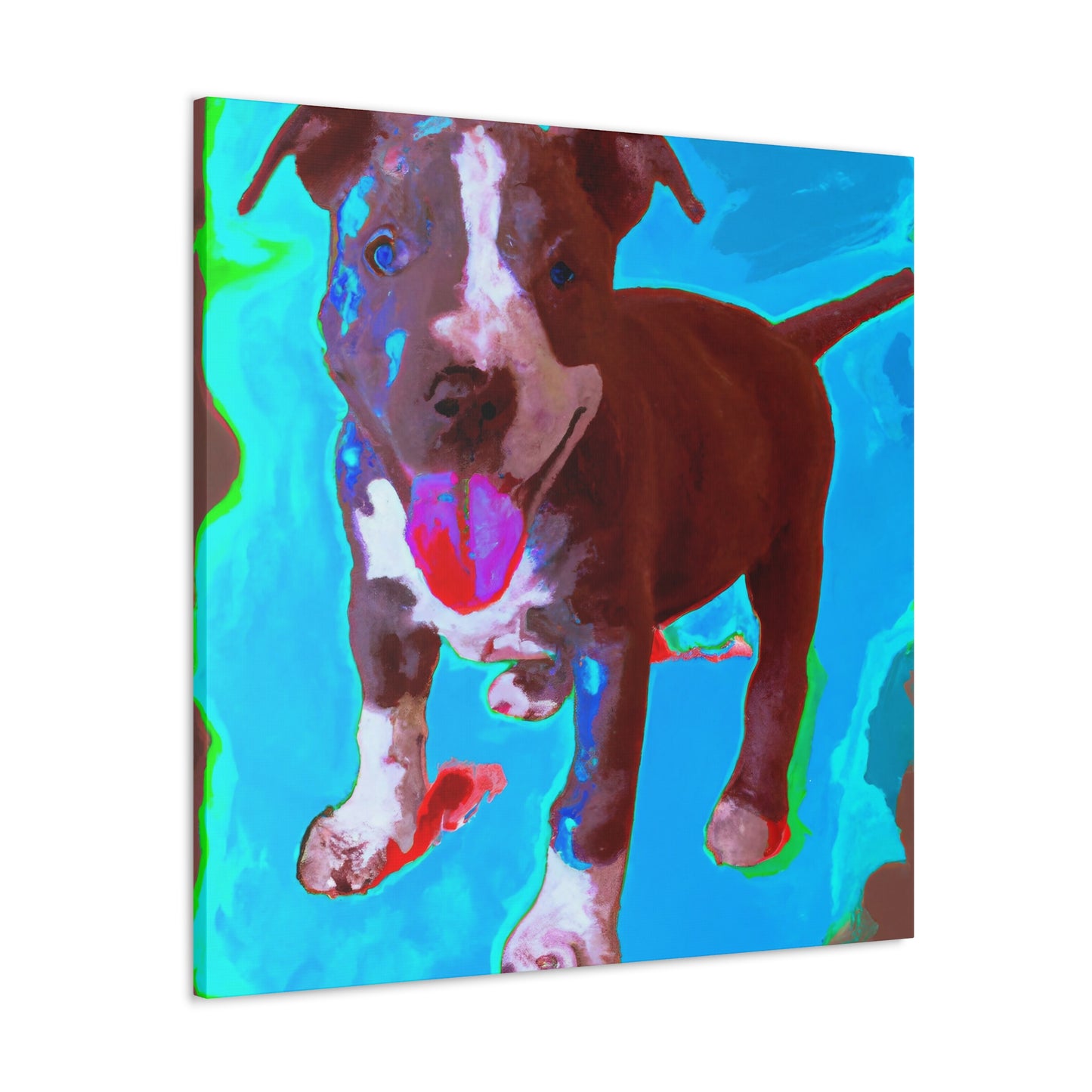 Rivana Von Rothshausen - Pitbull Puppy - Canvas