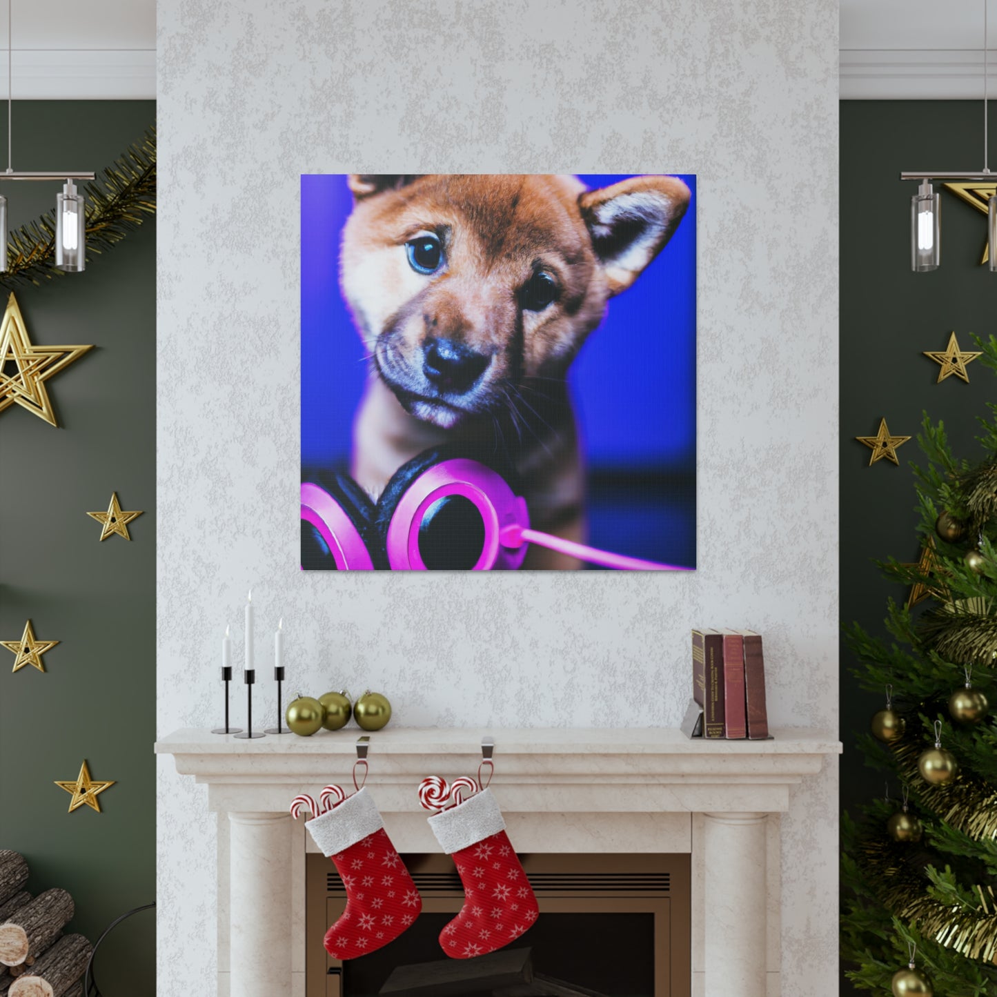 Wu Fei-Ling - Shiba Inu - Canvas