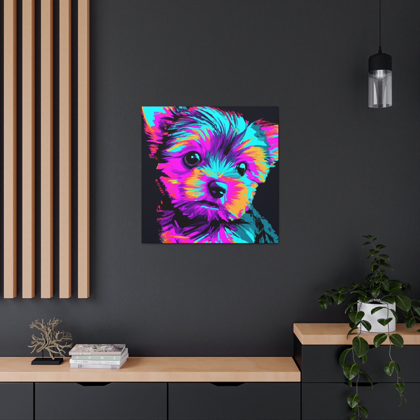 Marquis de Conteaux - Yorkie Puppy - Canvas