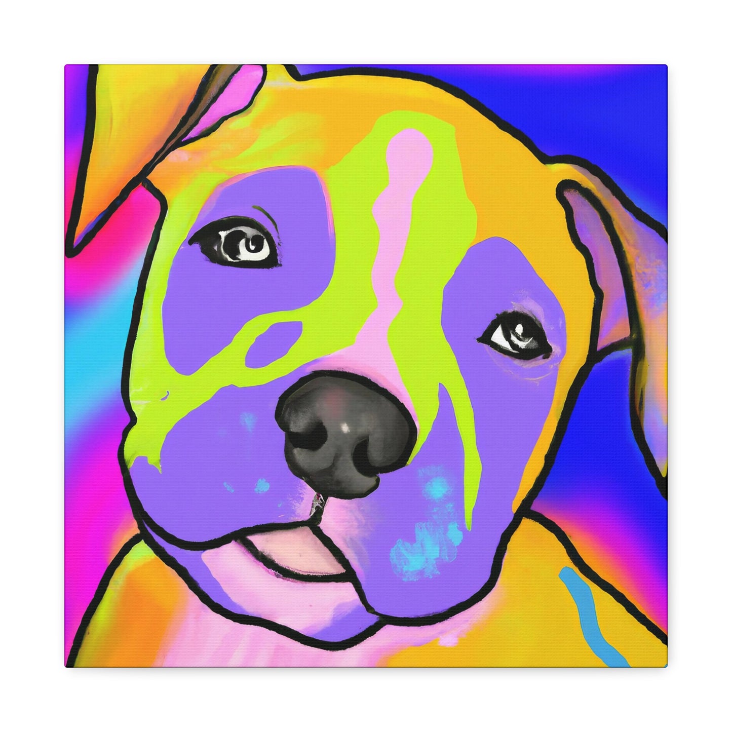 Rembrandt de Couronne - Pitbull Puppy - Canvas