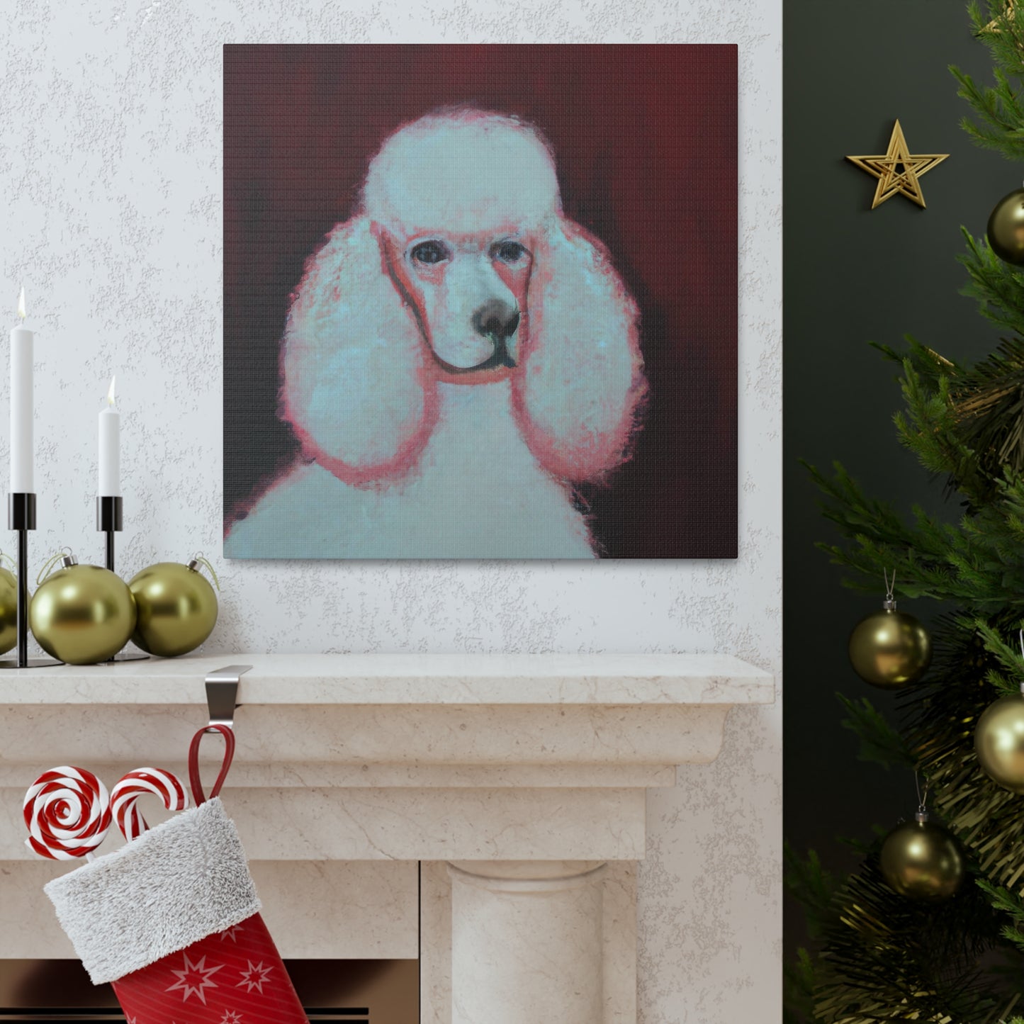 Lady Fedia of Rouen. - Poodle - Canvas