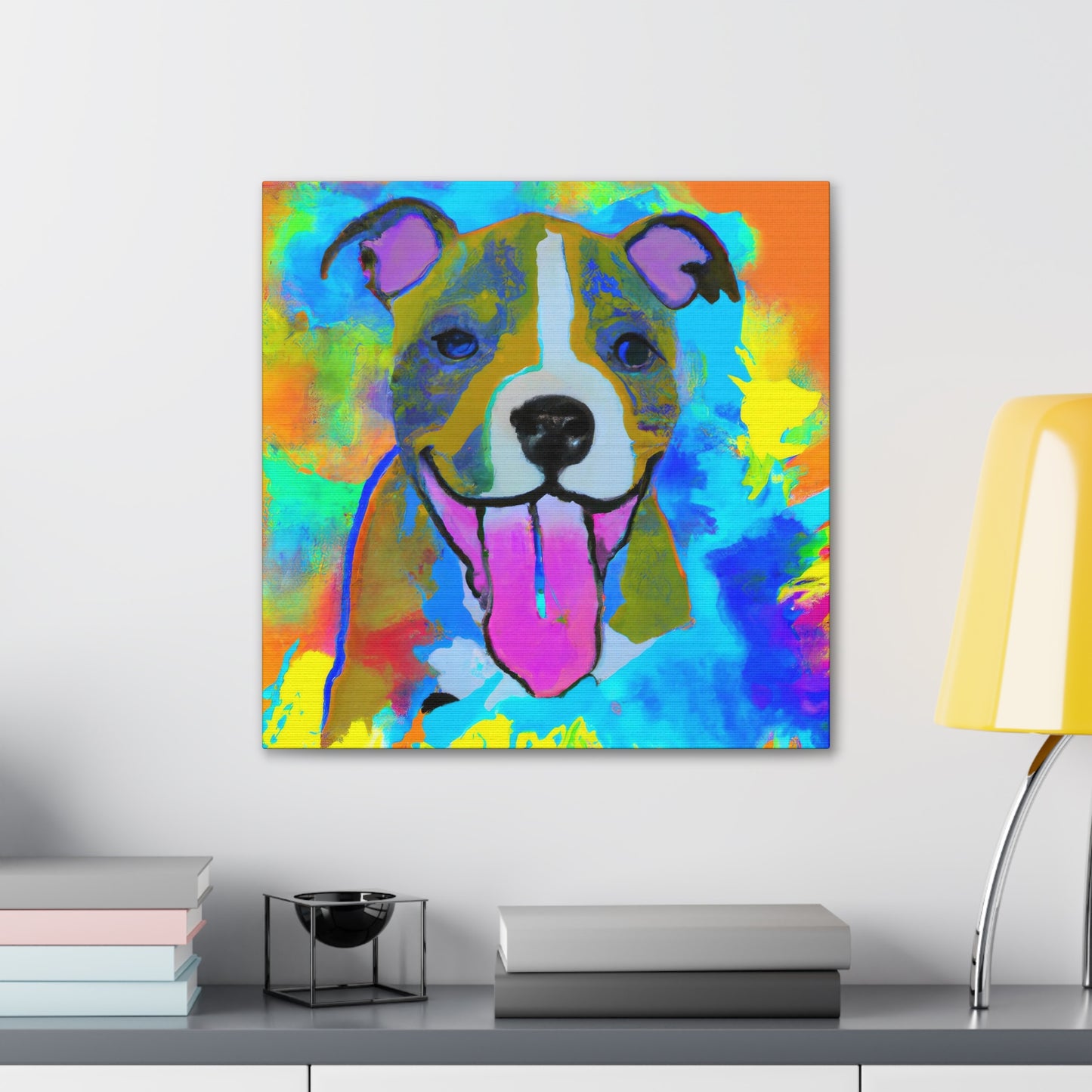 The Royal Painter - Lady Augusta Sommerset - Pitbull Puppy - Canvas