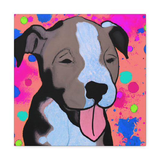 Rylee Naboriouskent - Pitbull Puppy - Canvas
