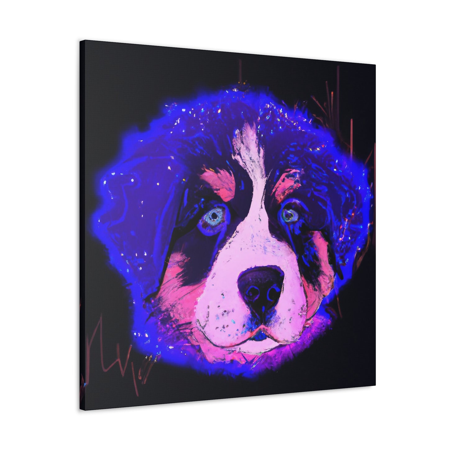 Princess Isabella De Montaltier of Zurich - Bernese Mountain Dog - Canvas