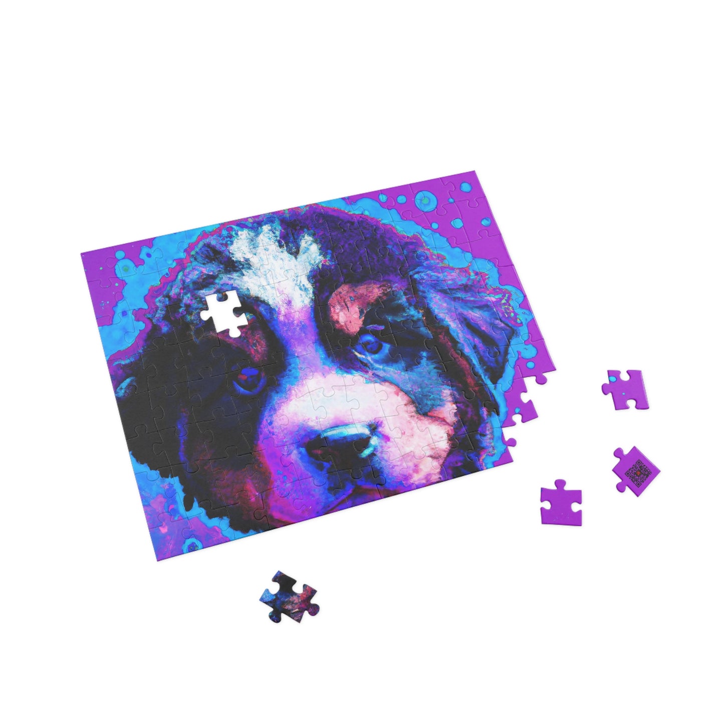 Queen Ellahanna of the Evercloaks - Bernese Mountain Dog - Puzzle