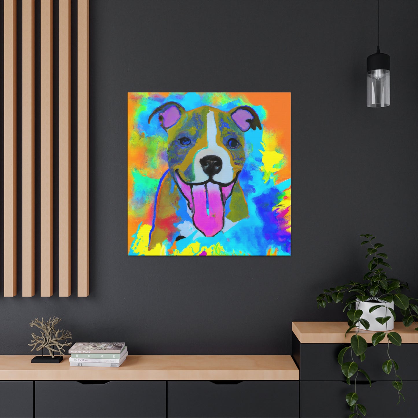 The Royal Painter - Lady Augusta Sommerset - Pitbull Puppy - Canvas