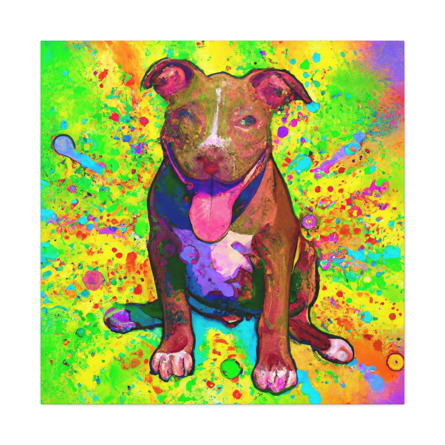 Princess Artemisa of Albion - Pitbull Puppy - Canvas