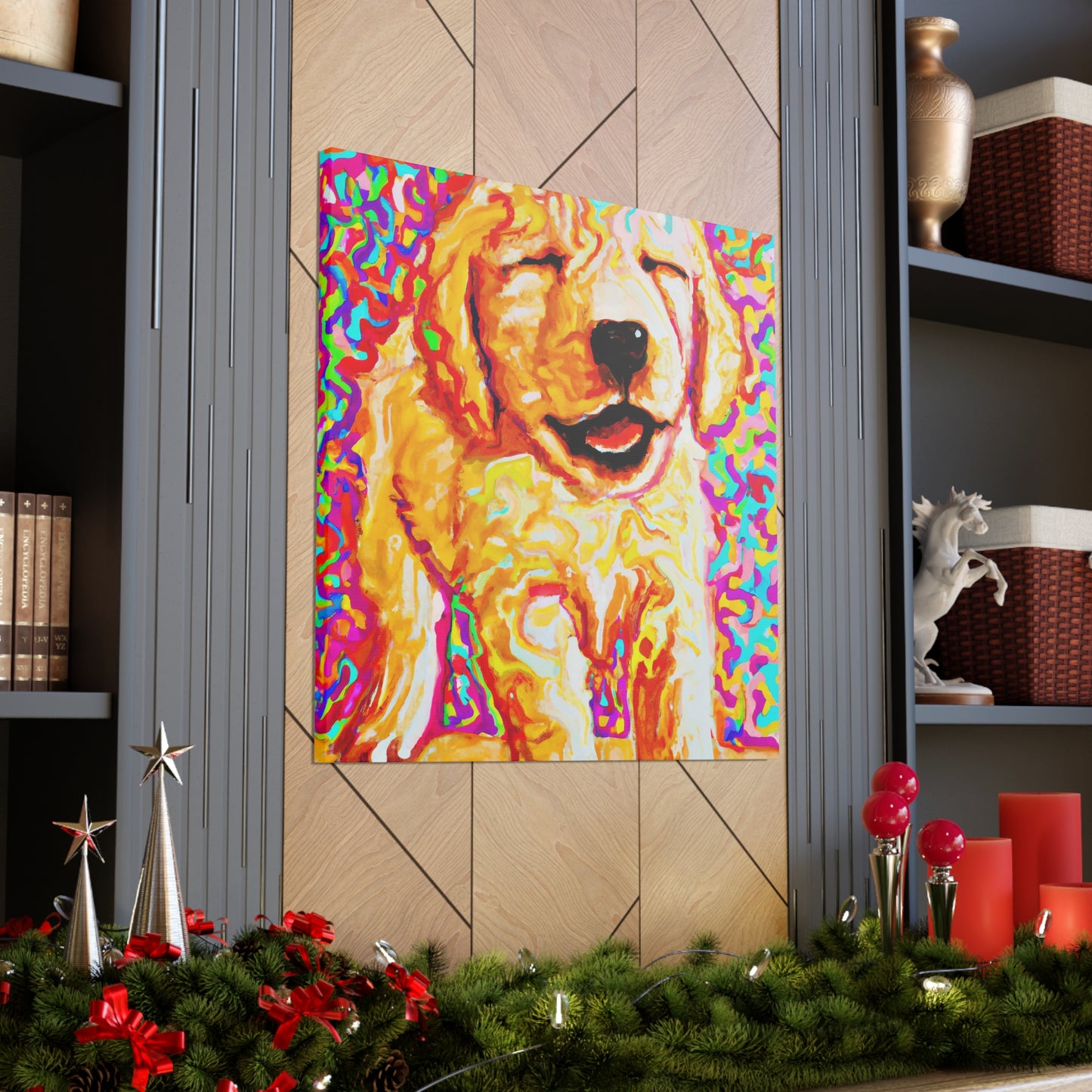 Prince Abilio de Iadesi. - Golden Retriever Puppy - Canvas