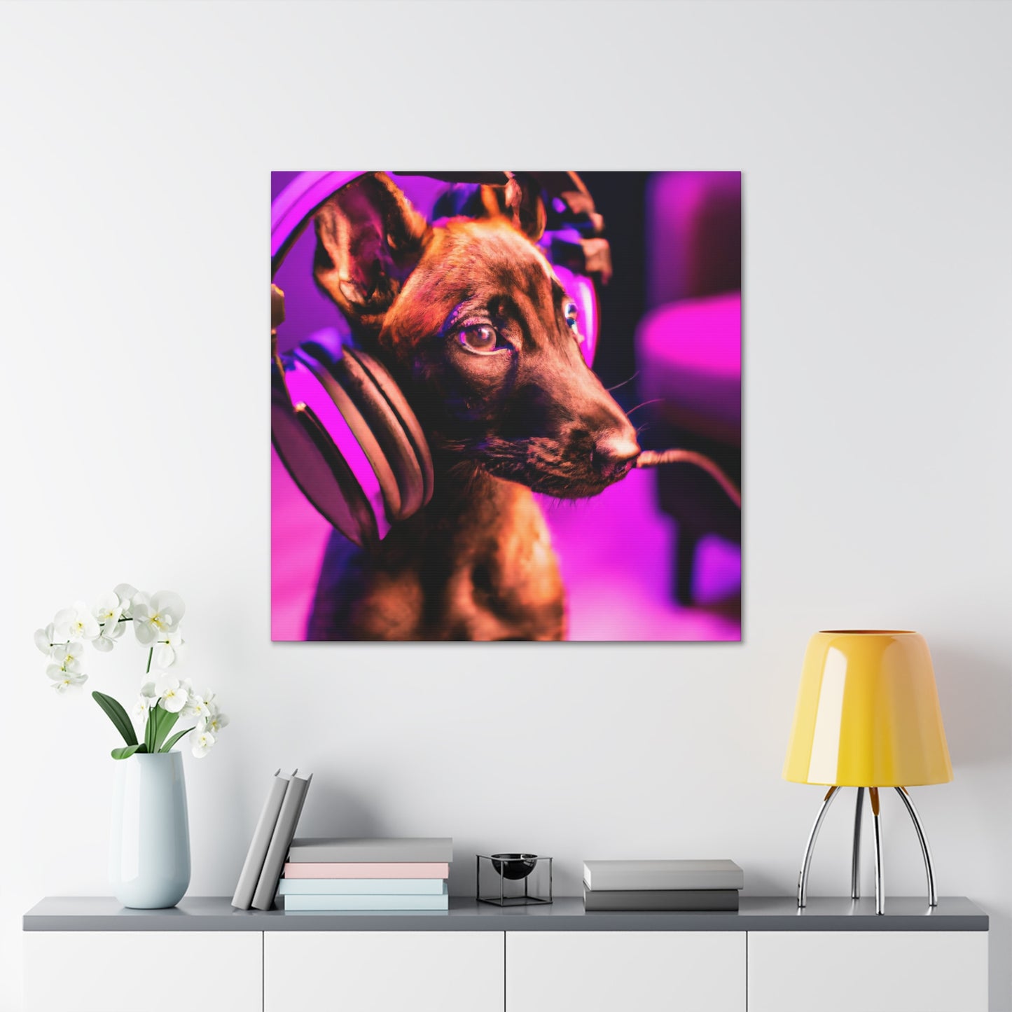 Count Henrietta de Ligne - Belgian Malinois - Canvas