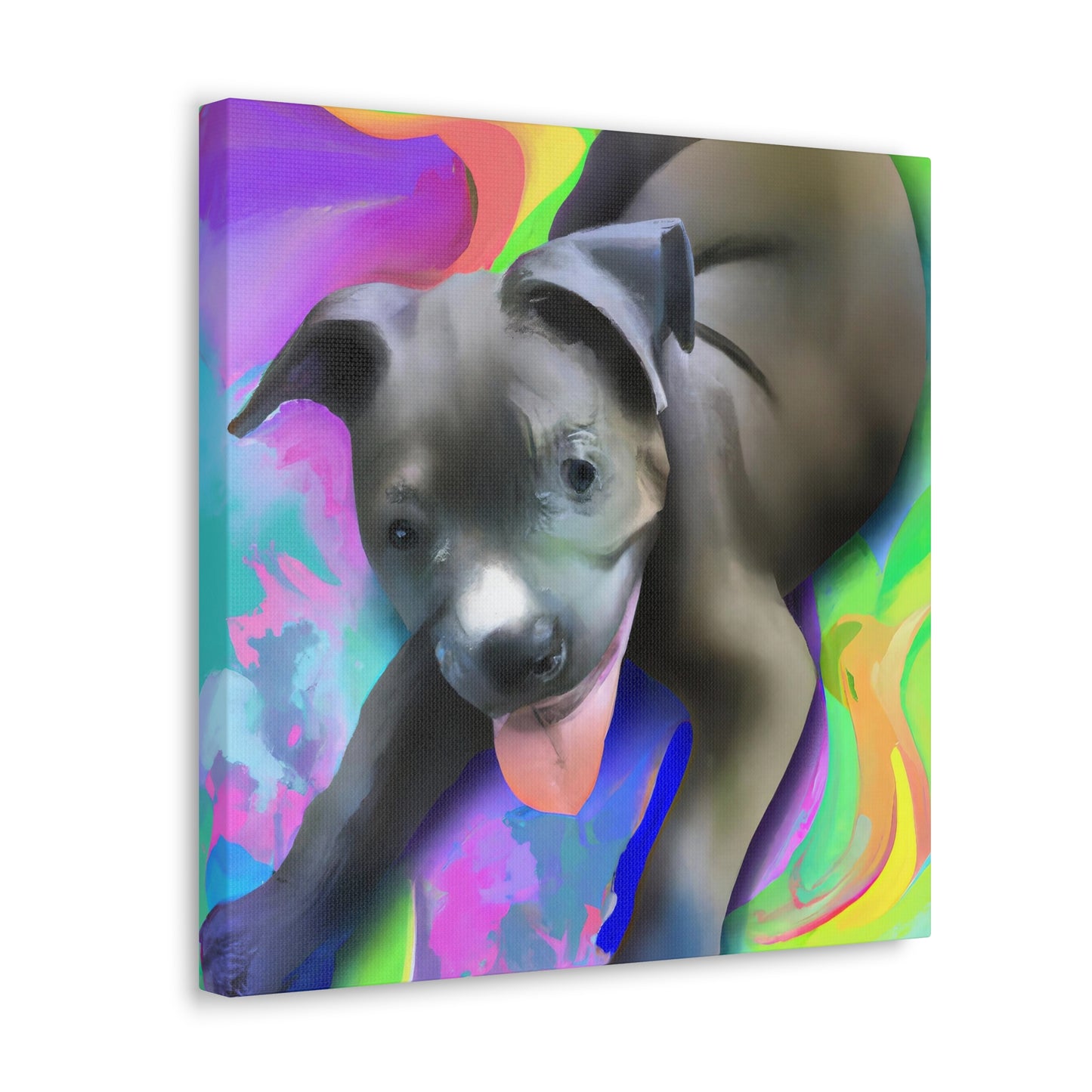 Baroness Amalthea Valancephon - Pitbull Puppy - Canvas