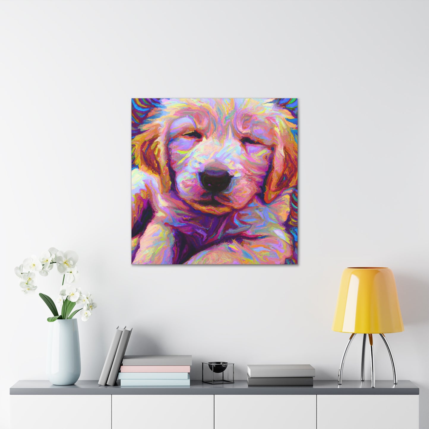 Titianus DeAristocratia - Golden Retriever Puppy - Canvas