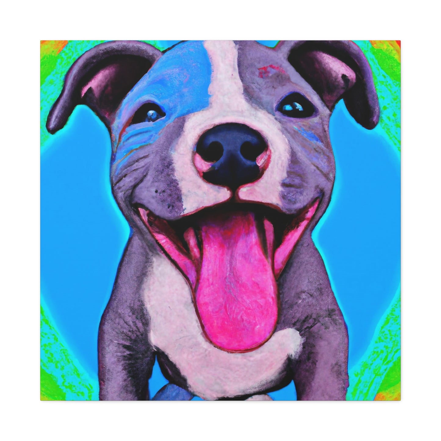 Celestina Elsanna de Veniela - Pitbull Puppy - Canvas