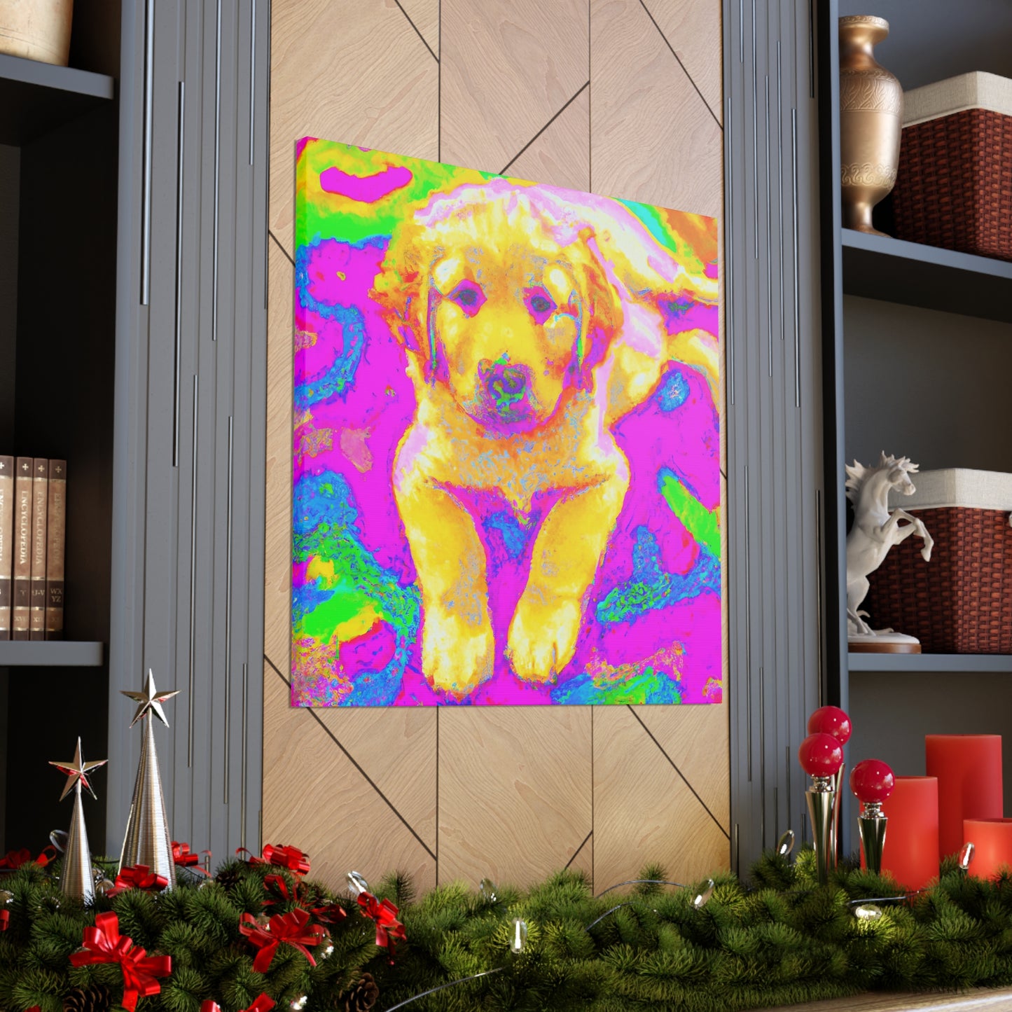 Kingston de la Vexis - Golden Retriever Puppy - Canvas