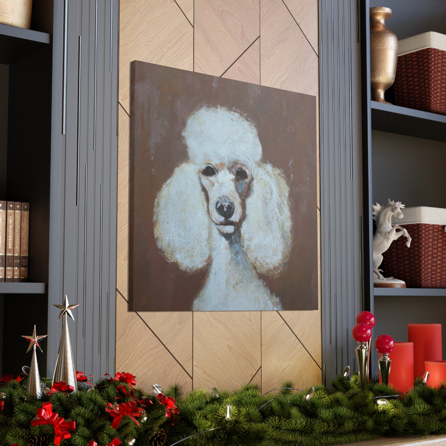 Sir Philip de Verere - Poodle - Canvas