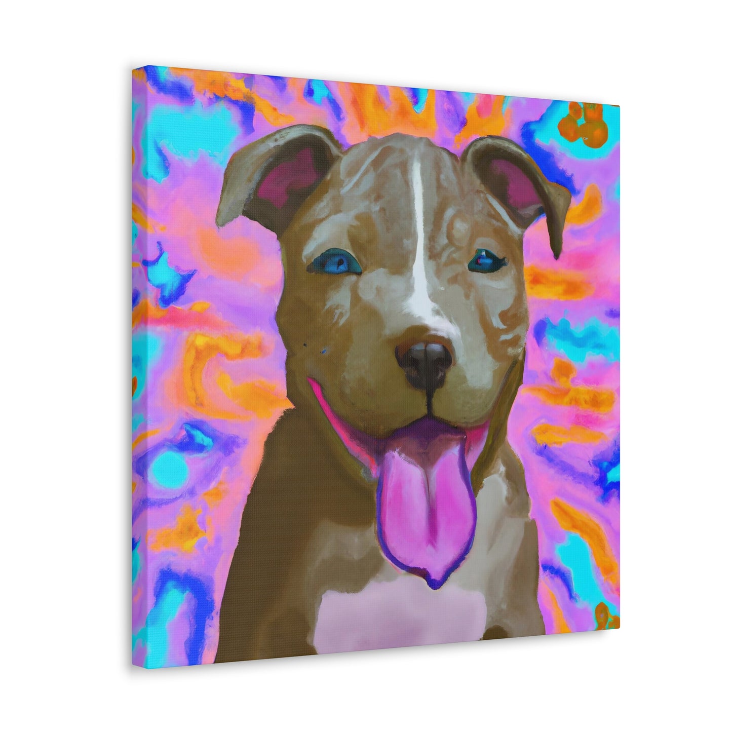 Prince/Princess Castellano of Italy - Pitbull Puppy - Canvas