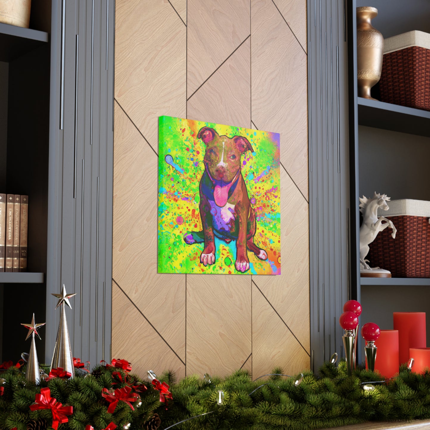 Princess Artemisa of Albion - Pitbull Puppy - Canvas