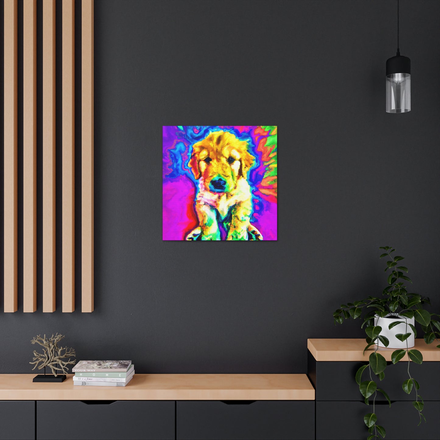 Marelyne, Duchess of Brabant - Golden Retriever Puppy - Canvas