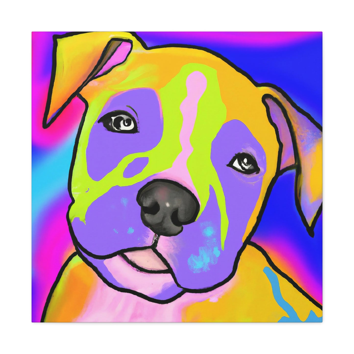 Rembrandt de Couronne - Pitbull Puppy - Canvas