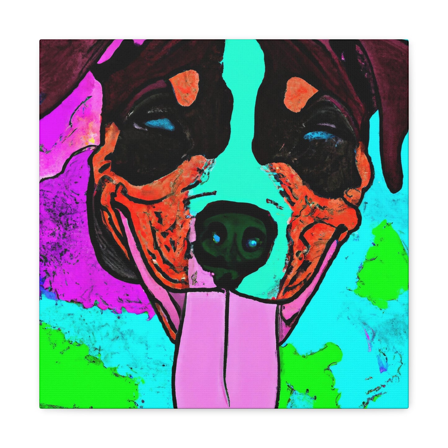 Gwendolyn de LaVallee - Pitbull Puppy - Canvas