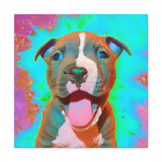 Princess Zahara Artivus - Pitbull Puppy - Canvas