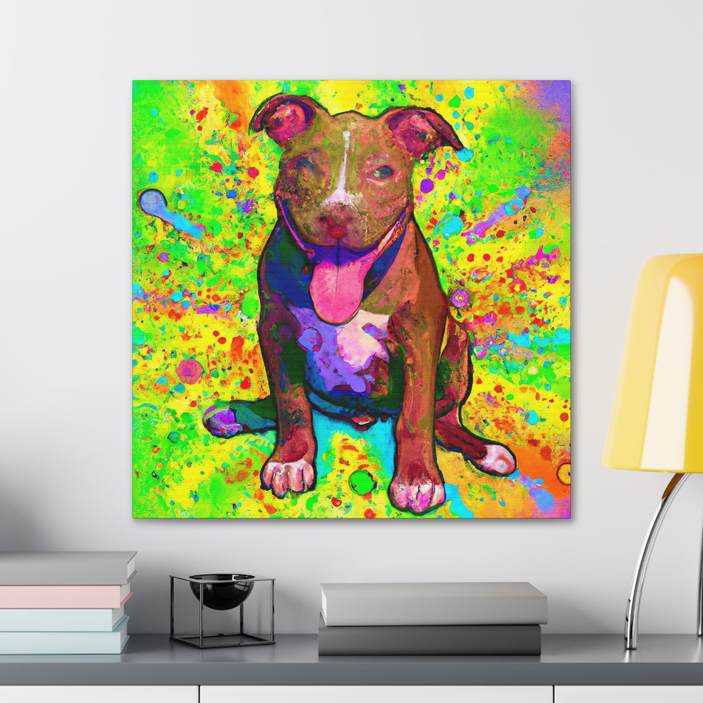 Princess Artemisa of Albion - Pitbull Puppy - Canvas