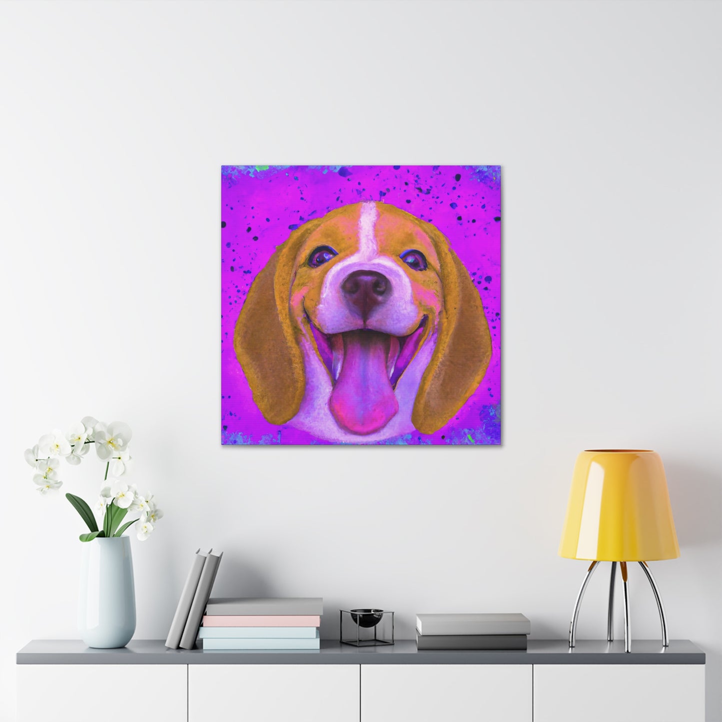 Prince Arturius the Magnificent - Beagle Puppy - Canvas