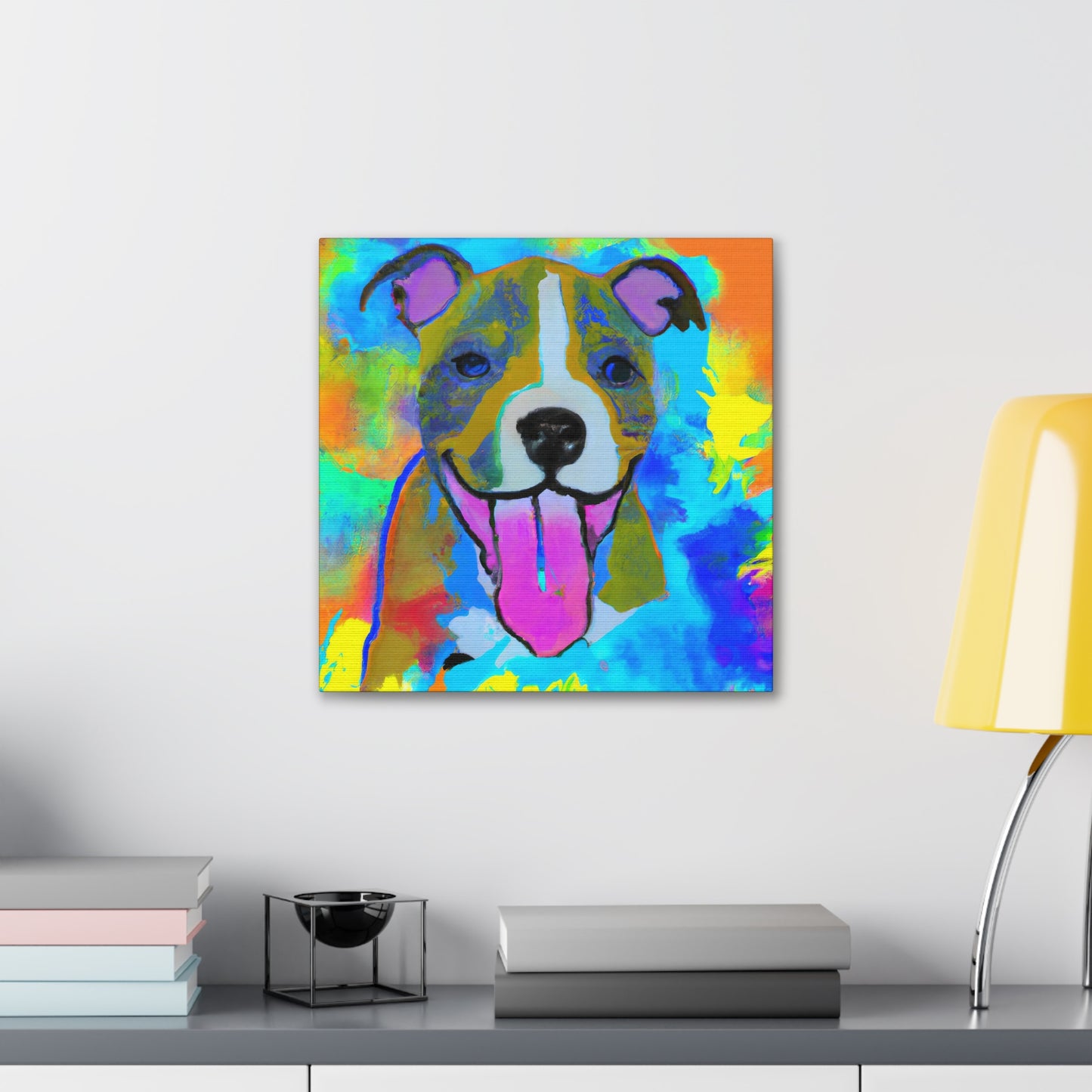 The Royal Painter - Lady Augusta Sommerset - Pitbull Puppy - Canvas