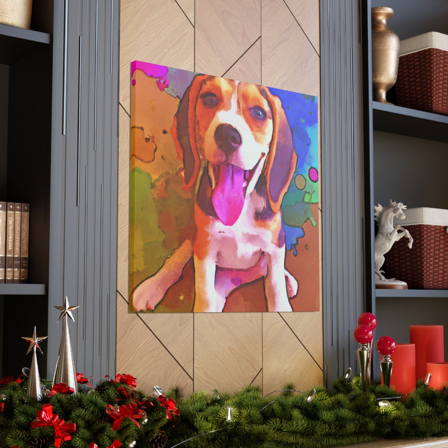 Josephine de la Rocque - Beagle Puppy - Canvas
