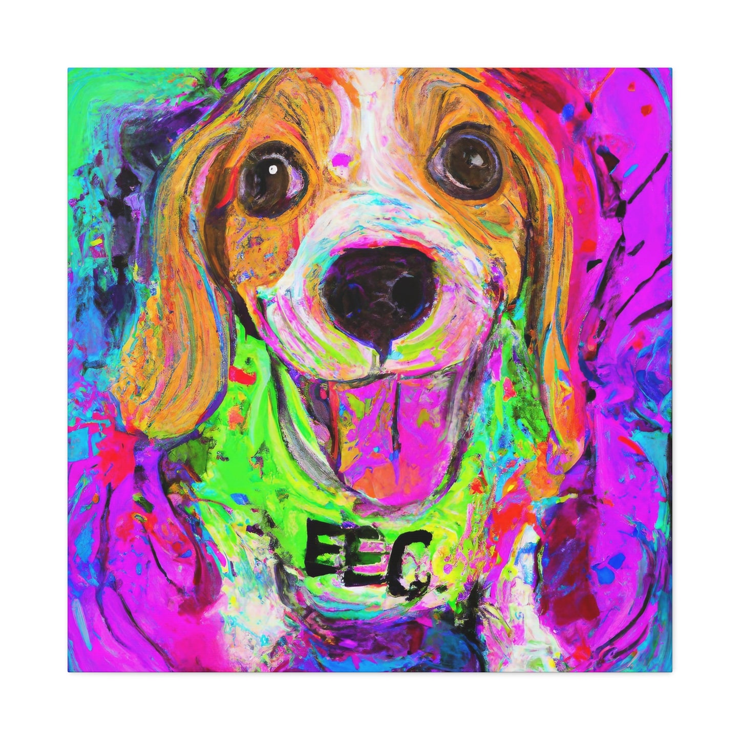 Skullianne de Belgarde - Beagle Puppy - Canvas