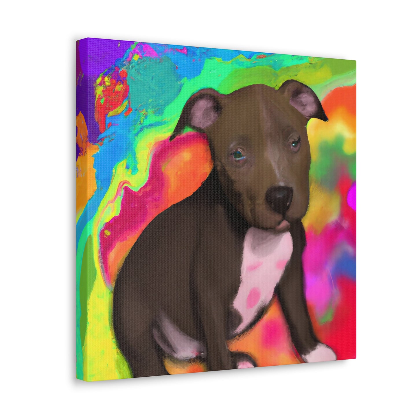 Augustus Royalty - Pitbull Puppy - Canvas