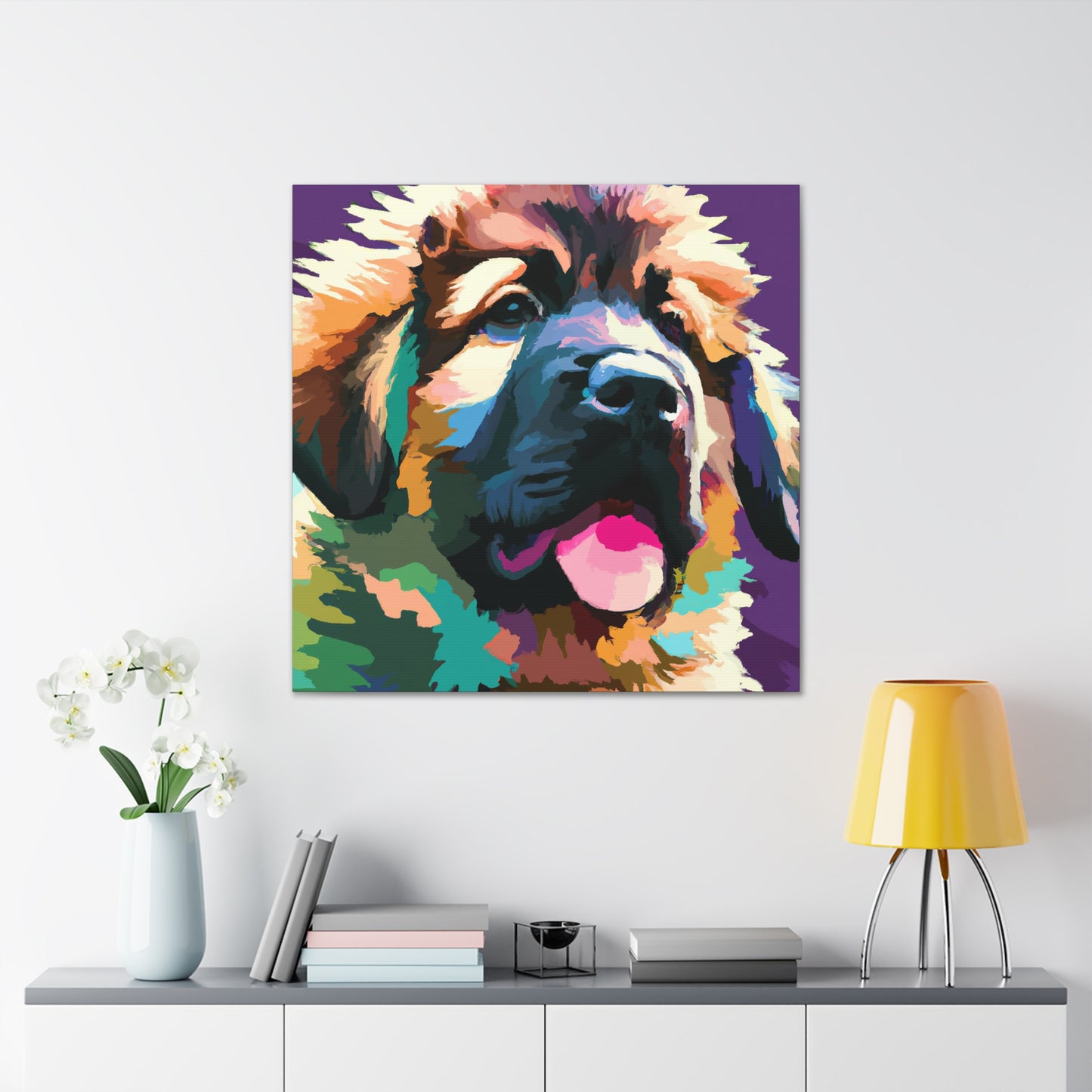 Baroness Aemilia von Preuss - Leonberger - Canvas