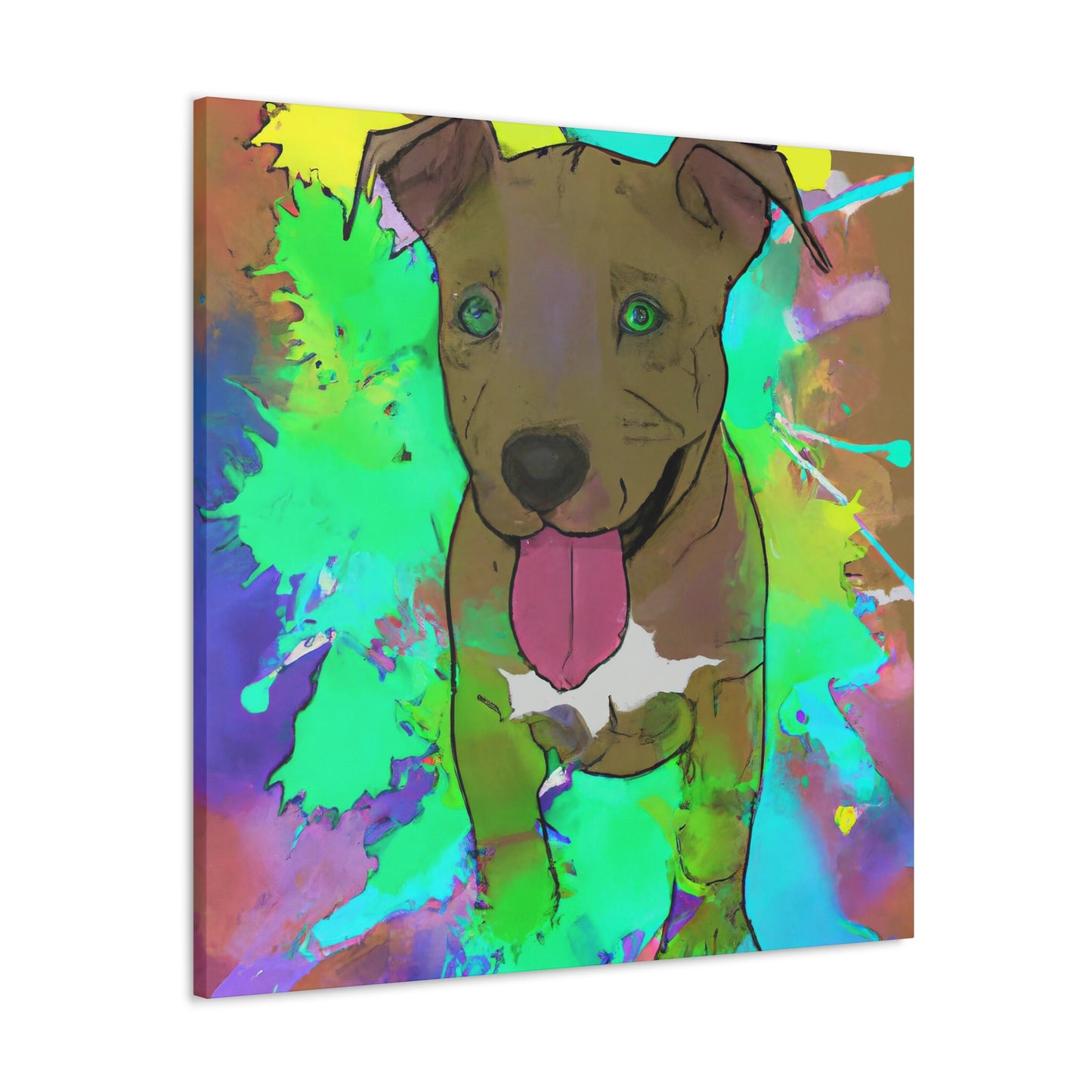 Kingston Viscounteau - Pitbull Puppy - Canvas