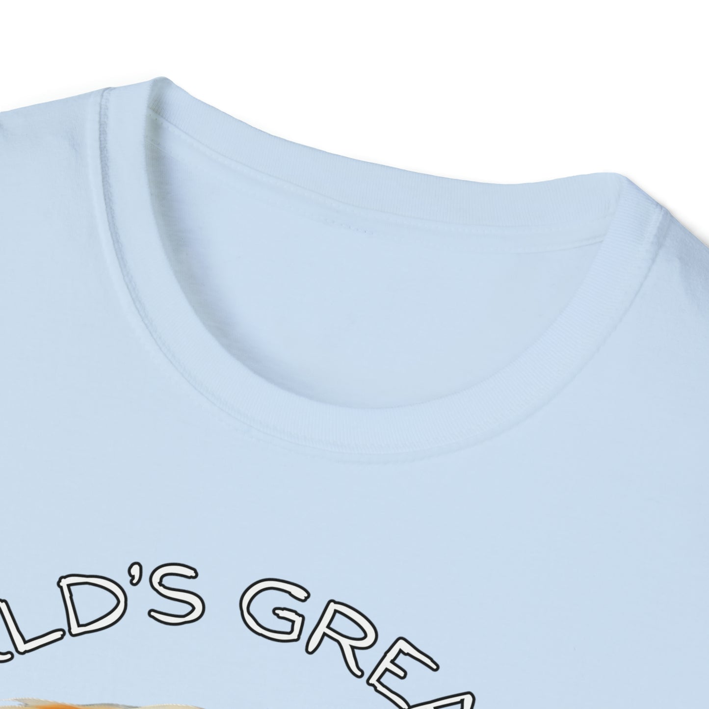 "World's Greatest Listener" (white text) Unisex Softstyle T-Shirt