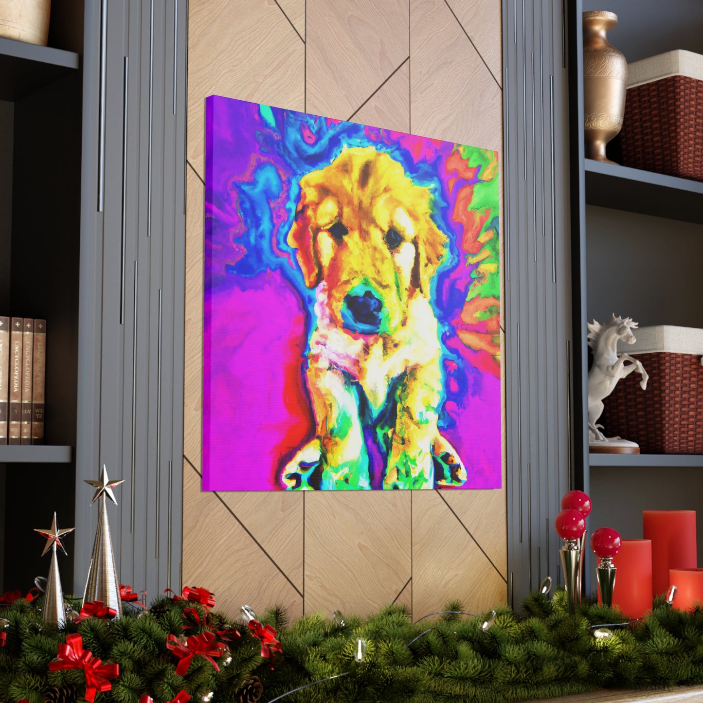 Marelyne, Duchess of Brabant - Golden Retriever Puppy - Canvas