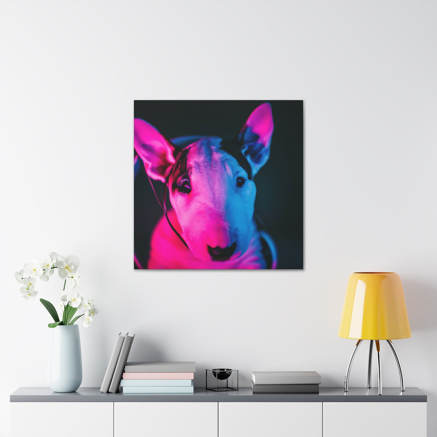 Clarissa Fortescue - Bull Terrier - Canvas