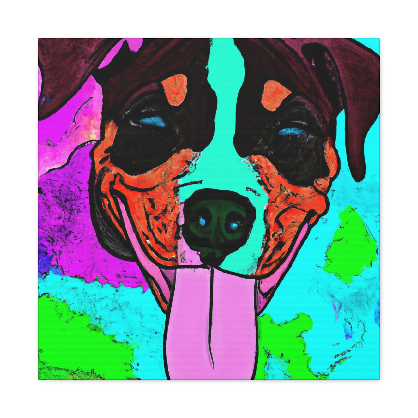 Gwendolyn de LaVallee - Pitbull Puppy - Canvas