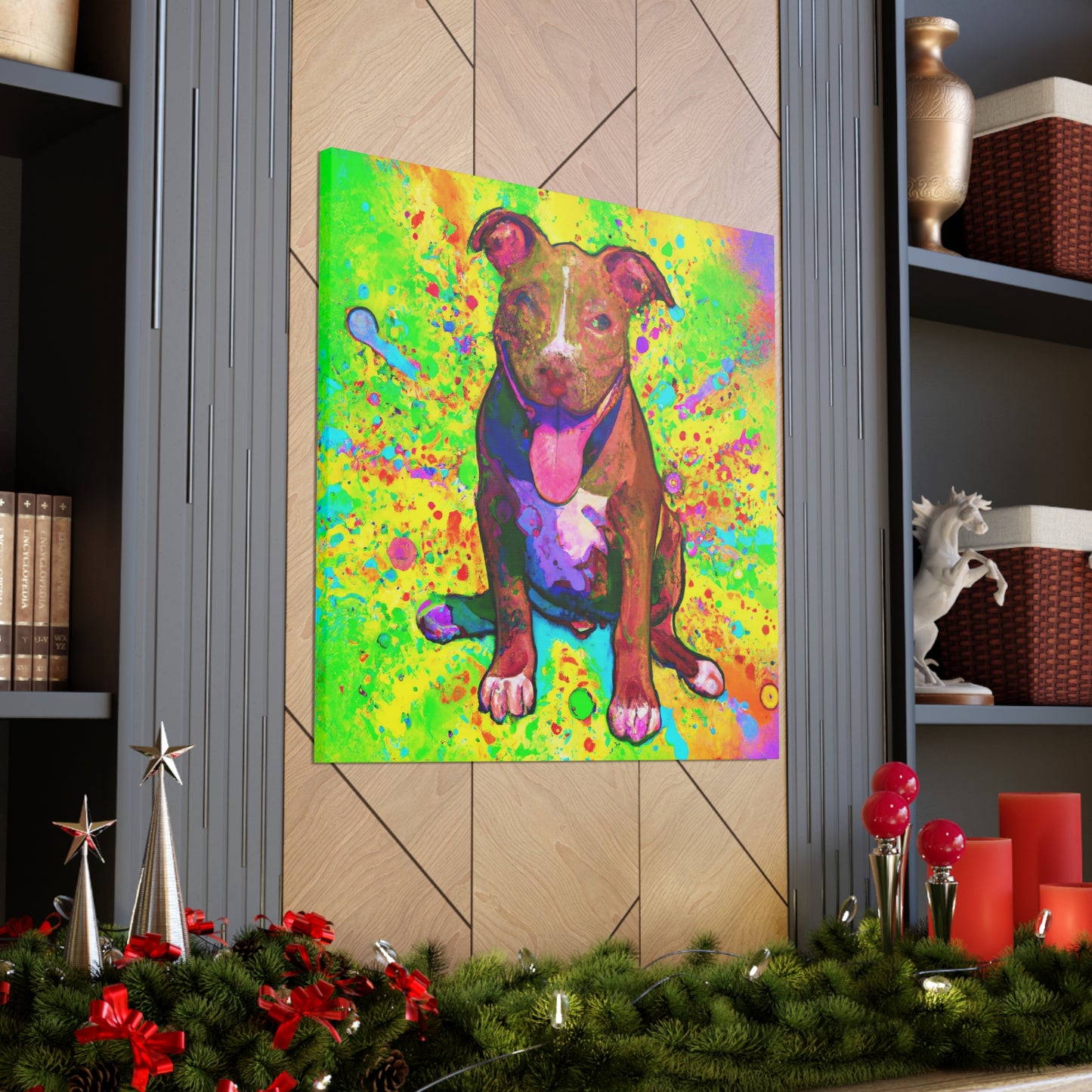 Princess Artemisa of Albion - Pitbull Puppy - Canvas