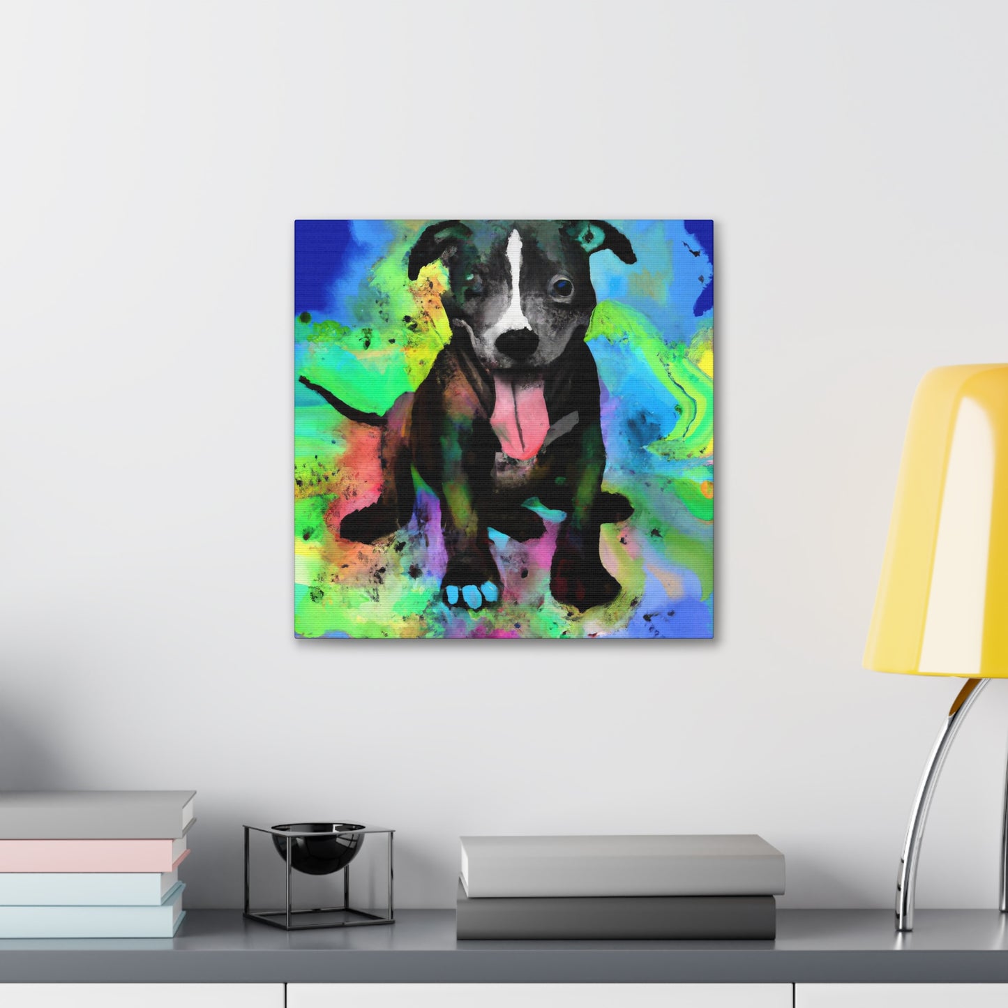 Isamon Emperius - Pitbull Puppy - Canvas