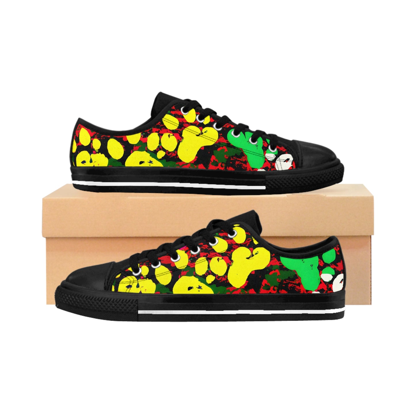 Xaviera LaChaussure - Paw Print - Low-Top