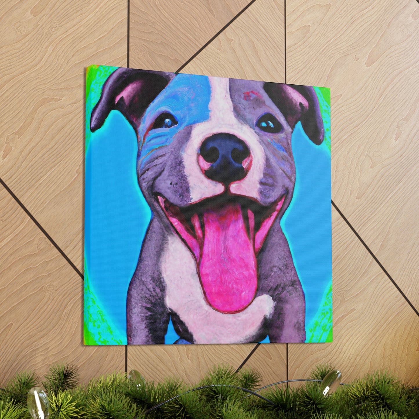 Celestina Elsanna de Veniela - Pitbull Puppy - Canvas