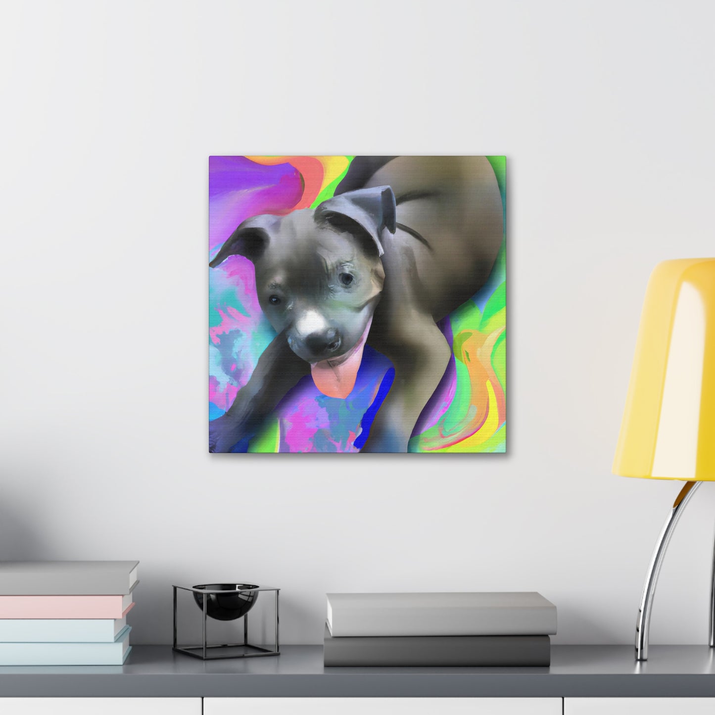 Baroness Amalthea Valancephon - Pitbull Puppy - Canvas