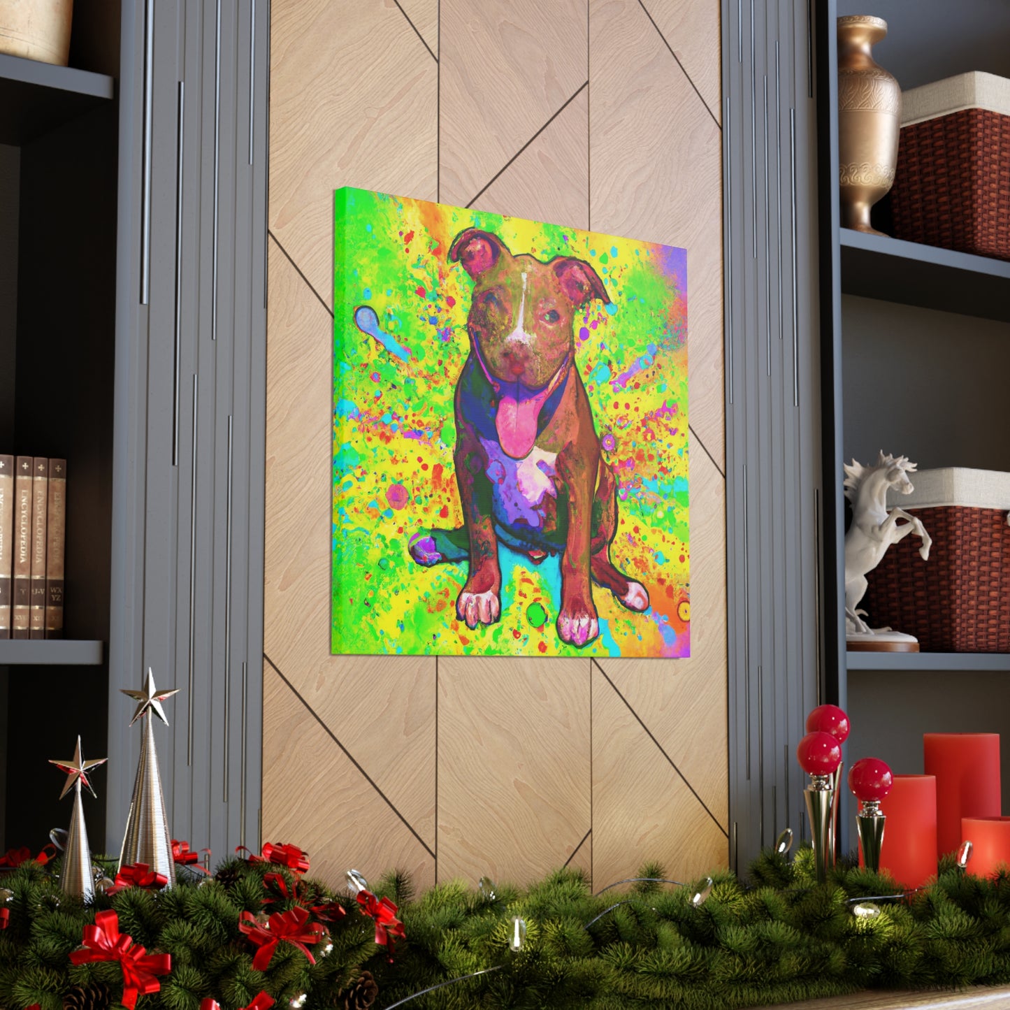 Princess Artemisa of Albion - Pitbull Puppy - Canvas