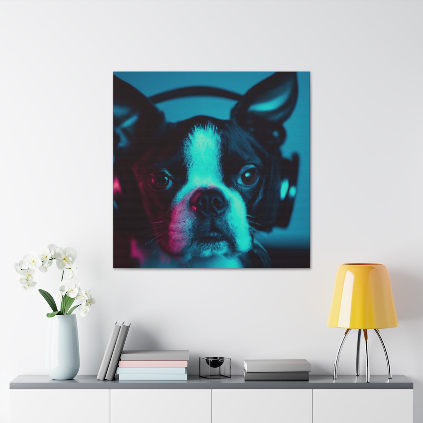 Lord/Lady Winwood of Boston - Boston Terrier - Canvas