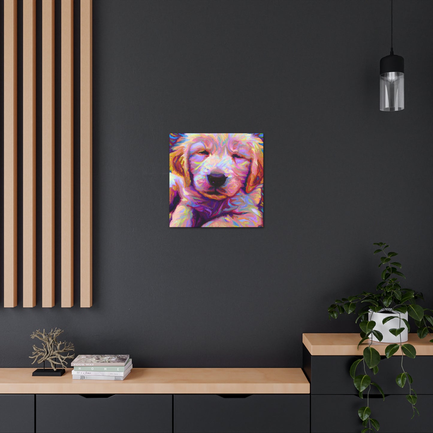 Titianus DeAristocratia - Golden Retriever Puppy - Canvas