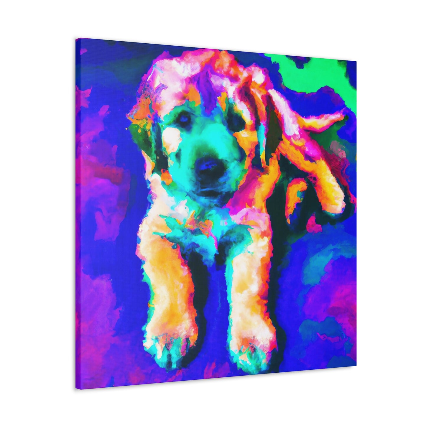 Cortland de' Medici - Golden Retriever Puppy - Canvas