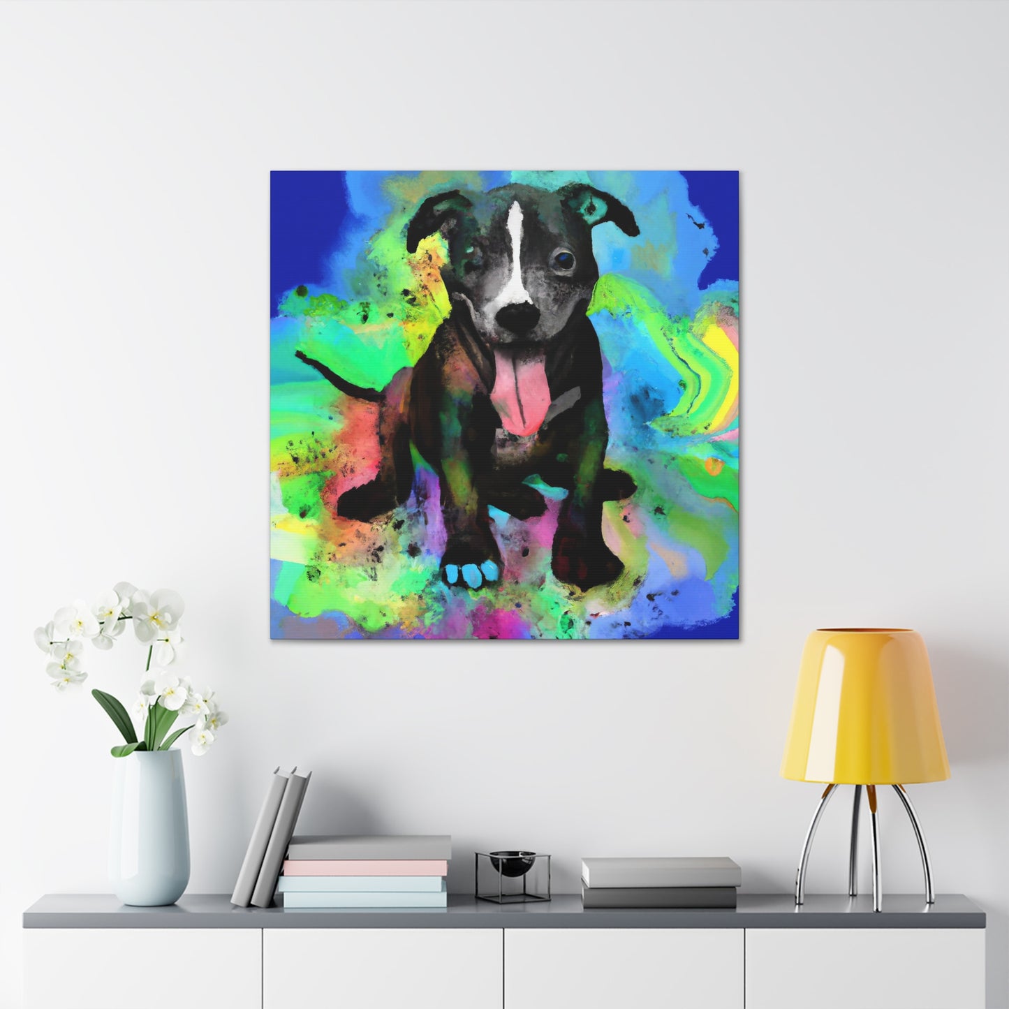 Isamon Emperius - Pitbull Puppy - Canvas