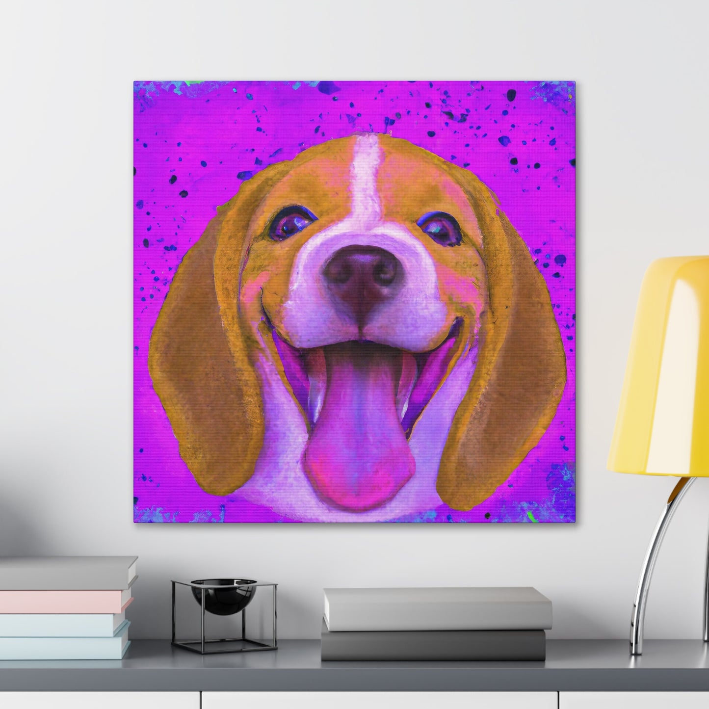 Prince Arturius the Magnificent - Beagle Puppy - Canvas